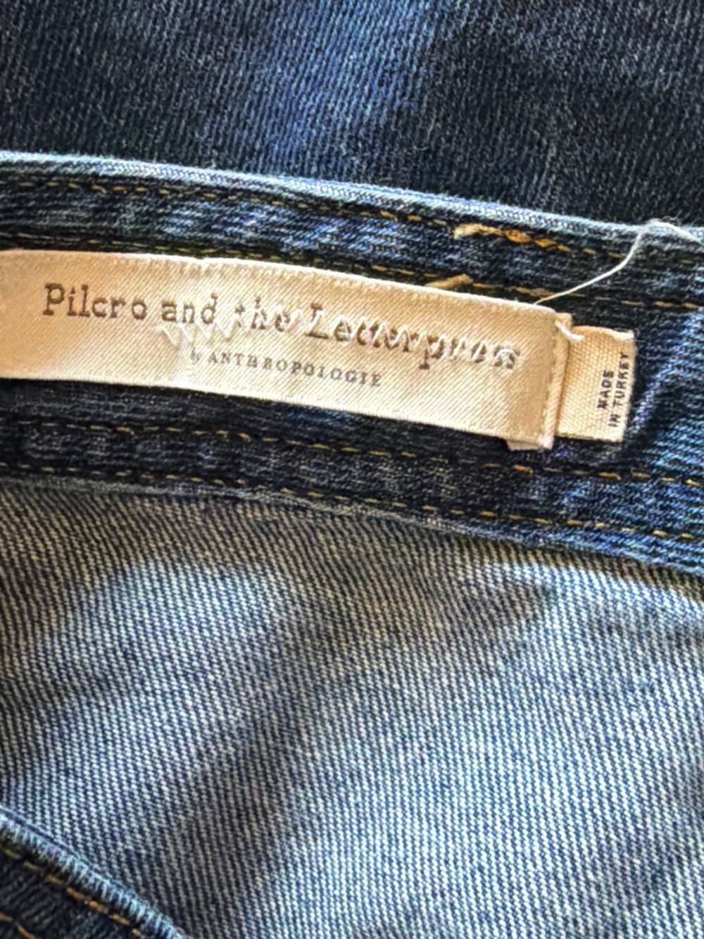 Pilcro Indigo Denim Circle Skirt - Picture 6 of 8